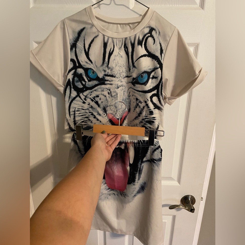 Tiger Roar Shirt and Skirt Set 🐅